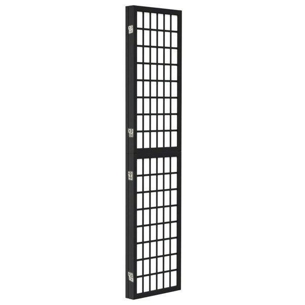 Berkfield Folding 3-Panel Room Divider Japanese Style 120x170 cm Black