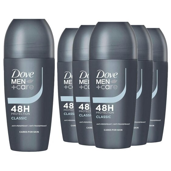 Dove Men+Care Anti-Perspirant Roll On Classic 6x50ml 48H Sweat Protection