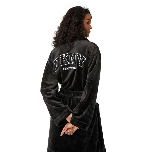 DKNY Womens/Ladies Robe - Black - 