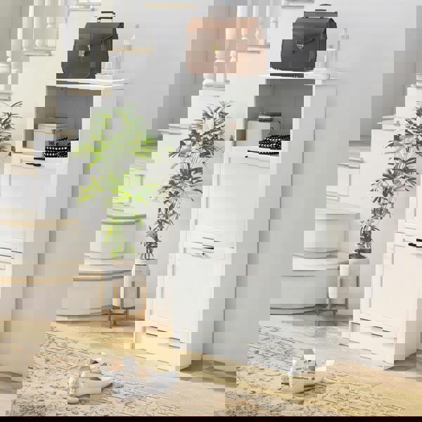 Flip-down Shoe Cabinet