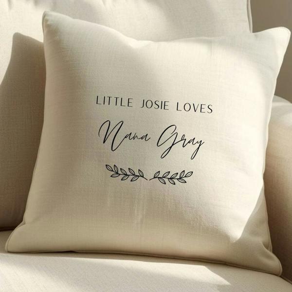 Aye Do Gifts Personalised Wonderful Nan,Gran,Grandma Cushion