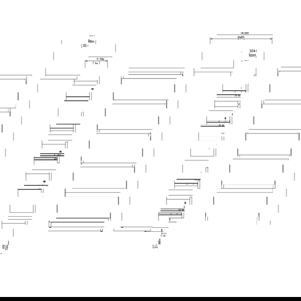 Furniture To Go Naia Chest of 5 Drawers in Concrete and White High Gloss