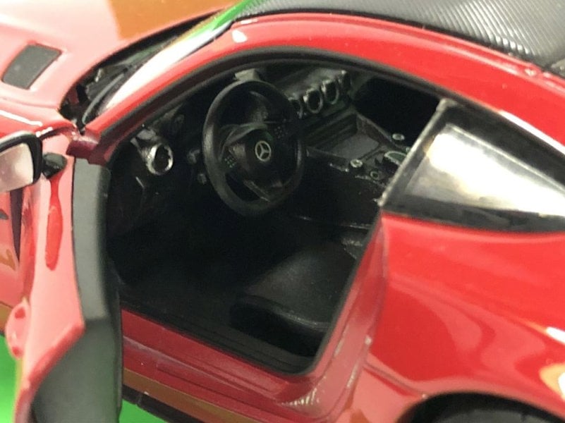 2017 mercedes amg gtr red 1:24 27 scale welly 24081r