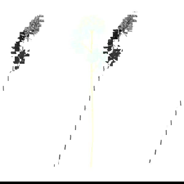 Hill Interiors Chrysanthemum Artificial Flower - Pale Blue - 