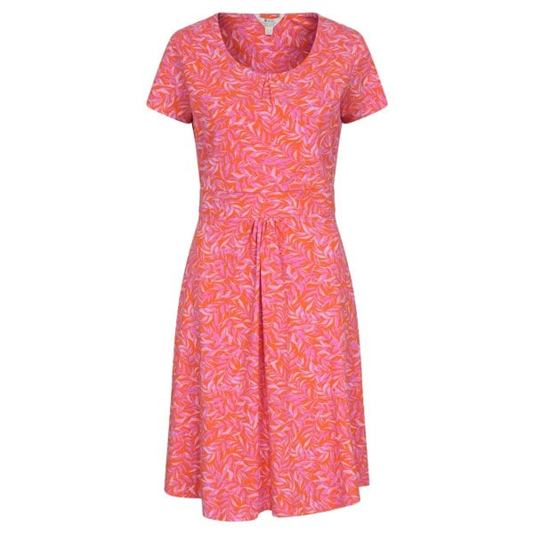 Mountain Warehouse Womens Orchid Leaves Dress - Bright Pink
