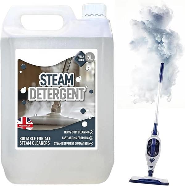 1 x 5 Litres Steam Detergent Fresh Linen Scent For Steam Mops & Cleaners Ideal For Floors, Tiles & Glass