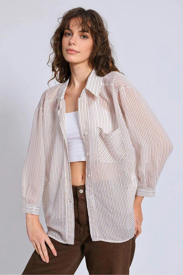 WOVCOR Striped Shirt