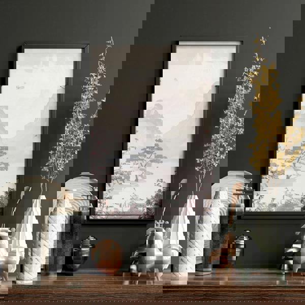 Living Room Picture Wall | Set of 3 Chinoiserie Wall art Prints