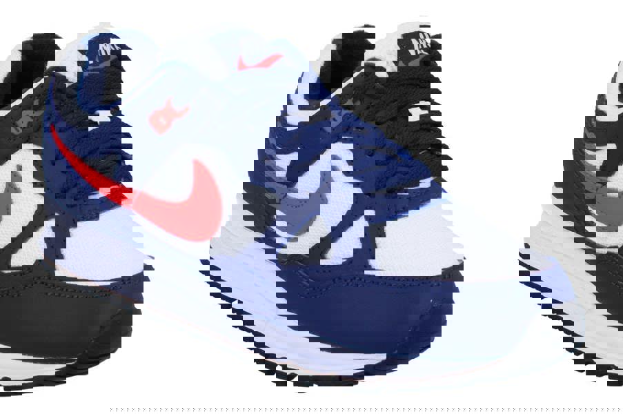 Nike Air Span II Mens Ah8047  404 - Blue Void Habanero Red White 404 - Photo 3