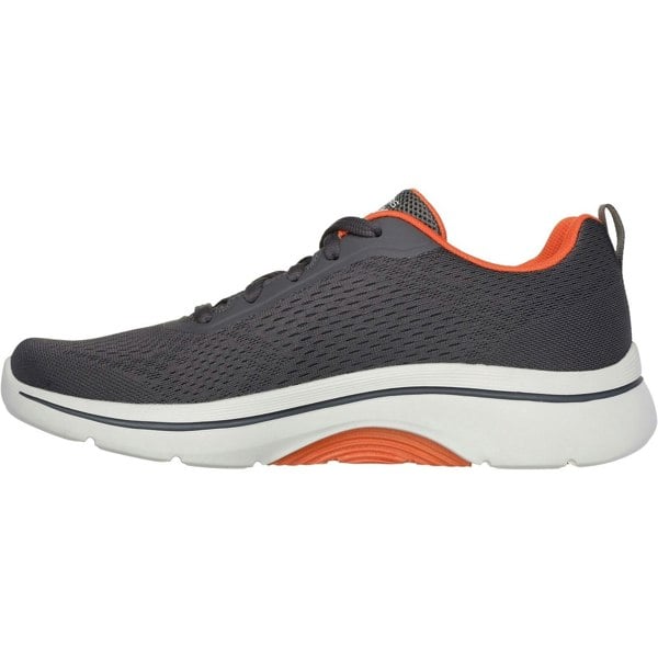 Skechers Go Walk Arch Fit 2.0 Idyllic Men's Trainers in Charcoal/Orange