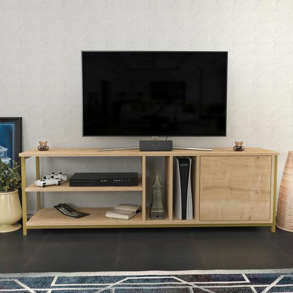 Decorotika Oneida Modern Tv Stand TV Cabinet for TV's up to 72"