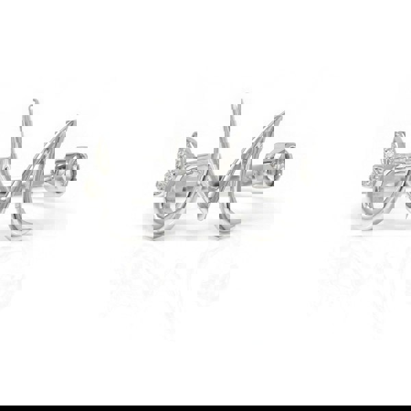 Say It With Adjustable Winged Initial Ring - Sterling Silver