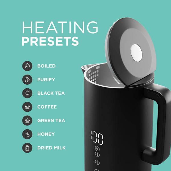 DMD Collective Smart Kettle with App & Voice Control – Variable Temperature Electric Kettle 1.5L