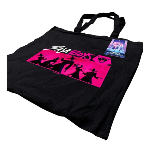 K-Pop Demon Hunters Saja Boys Tote Bag - Black