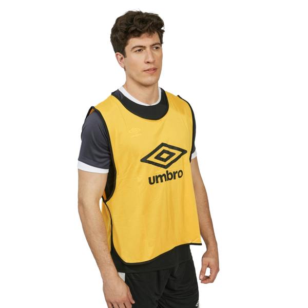Umbro Unisex Adult Training Bib - Yellow/Black - 