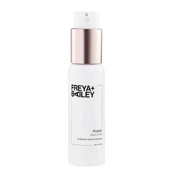 Aquarius Freya + Bailey Protect Night Cream Blemish Breakout Prone Skin Treatment 50ml