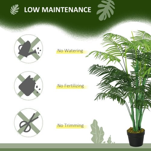 Wyld Haus Vavi Artificial Green Palm Style Tree In Nursery Pot For Home And Office Styling