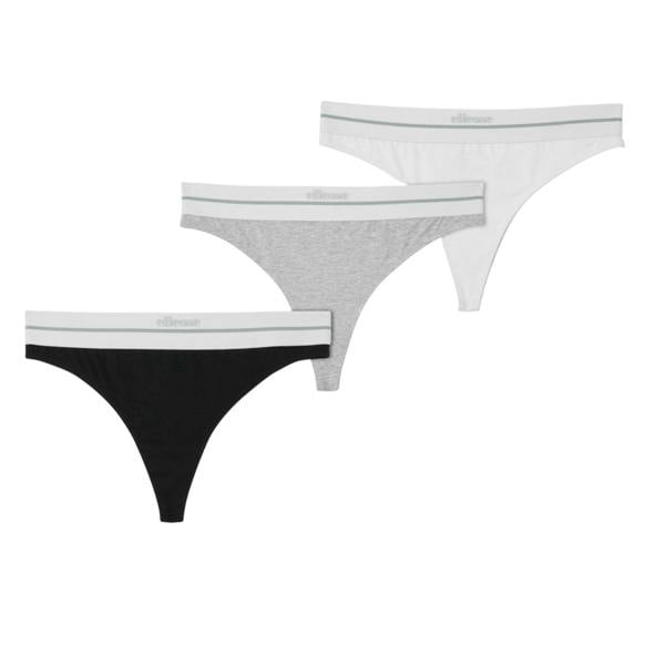 Ellesse Womens/Ladies Andtretta Thong (Pack of 3) - Multicoloured - 