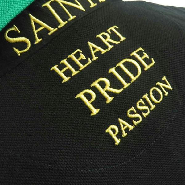 Vintage Northampton Saints Rugby Polo Shirt Neck