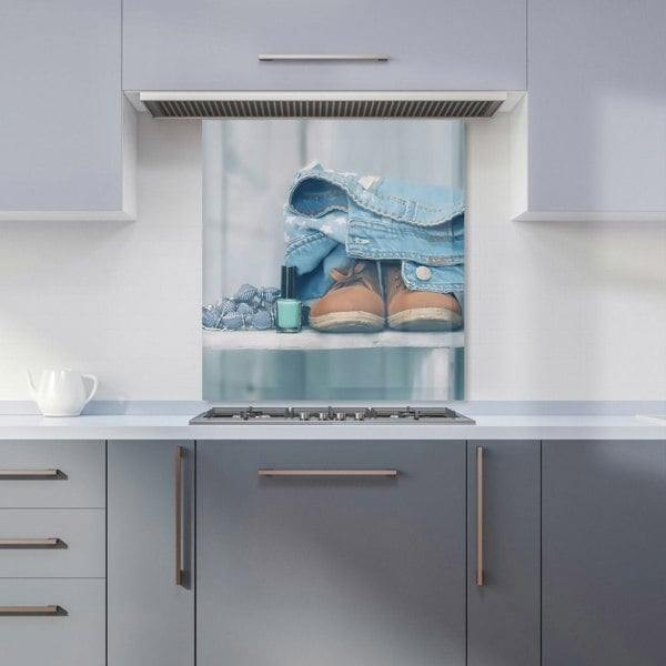 Warren Reed - Designer Shoes On The Bench Kitchen Splashback