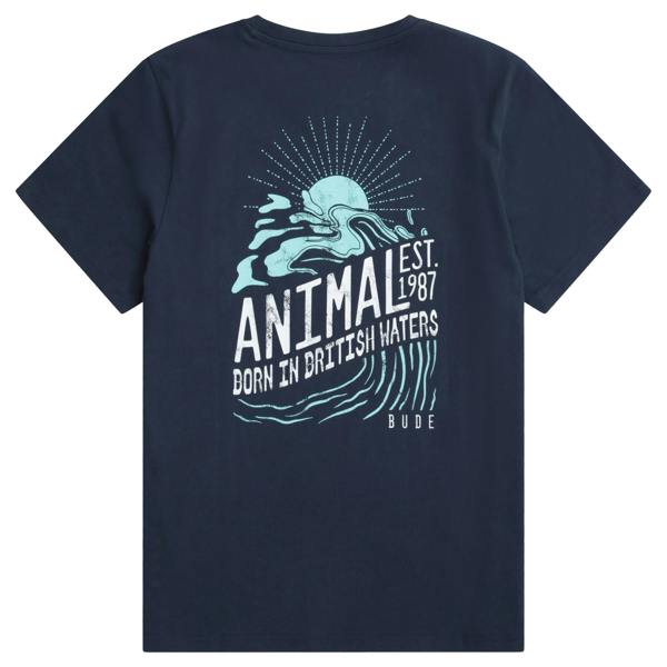 Animal Mens Jacob Bude T-Shirt - Navy - 