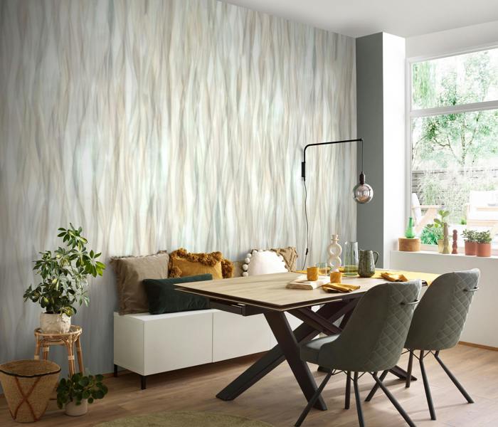 Soft Mirage  - Digital wallpaper in beige