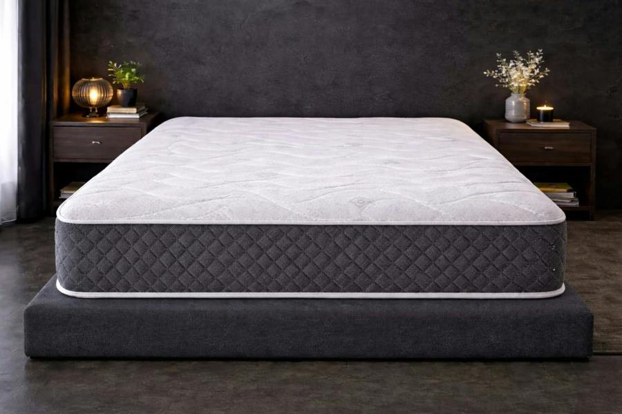 Nexus Mattress Comfort Memory Foam Open Coil Midnight Sprung Mattress - 7 INCH