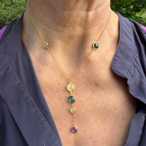 Reeves & Reeves Iris Falling Necklace