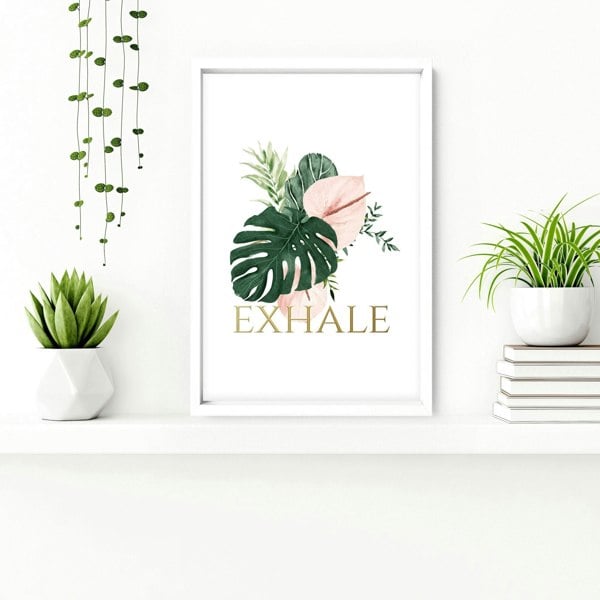 Relaxation wall art | set of 2 wall art for bathroom