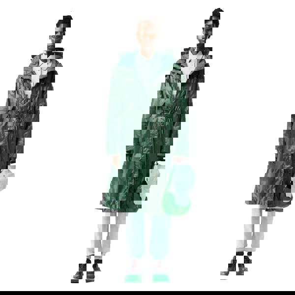 Lacoste Womens/Ladies Water Repellent Full Zip Jacket - Green - 