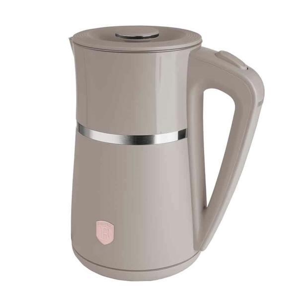 Berlinger Haus Taupe Double Wall Electric Kettle BH9863 Berlinger Haus
