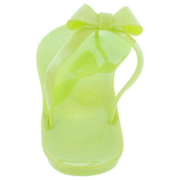 Spot On Ladies Spot On Flat Bow Trim Toepost Jelly Sandal