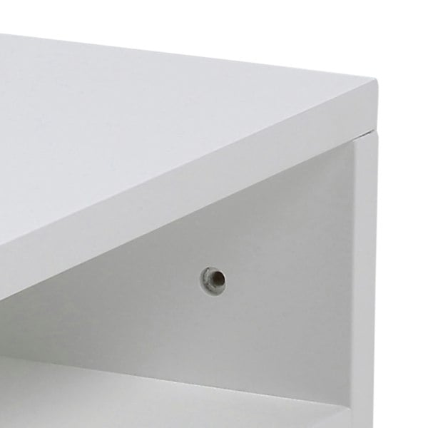 Furniture To Go Ashlan Bedside Table with 1 Drawer in White