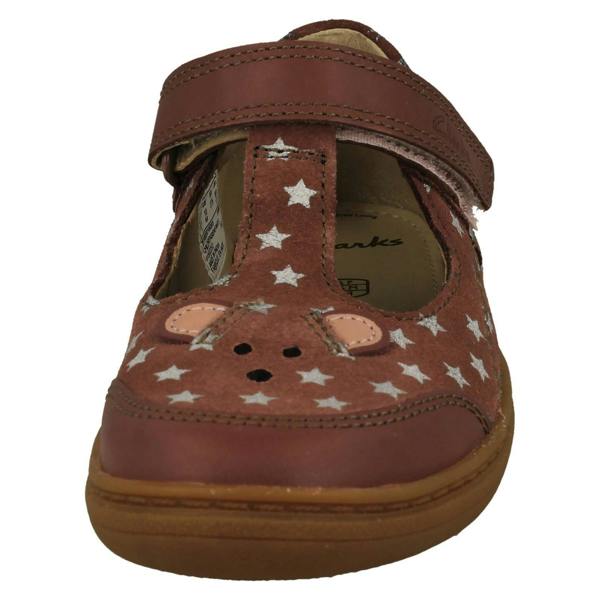 Clarks Girls Clarks Mouse Detailed Mary Jane Shoes Flash Mouse