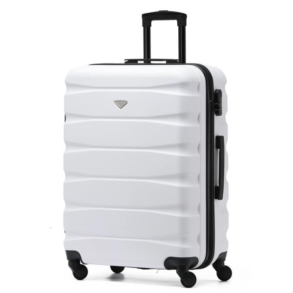 Flight Knight 25" Medium Suitcase Check-in Hold Luggage Hard Shell 4 Wheels TSA Lock