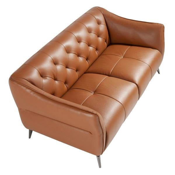 Angel Cerdá Chester sofa in brown leather 6168/6169