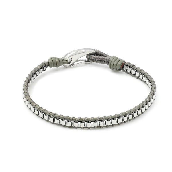 Say It With Grey Rope Bracelet
