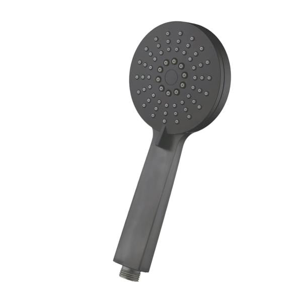 Black Shower Head - Shower Handset - 3 Spray Pattern Mode