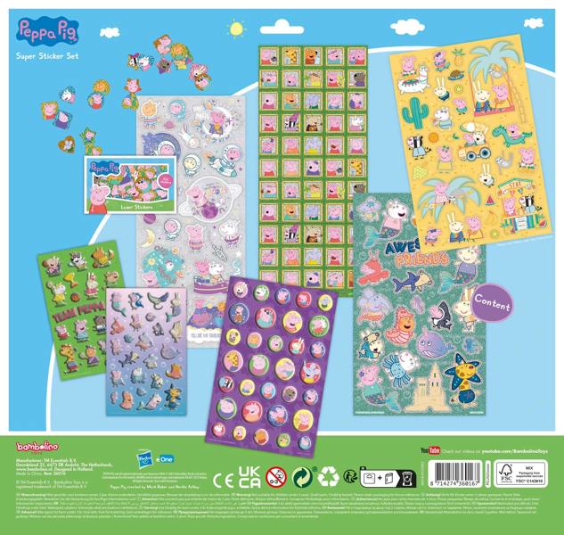 Totum PEPPA SUPER STICKER SET