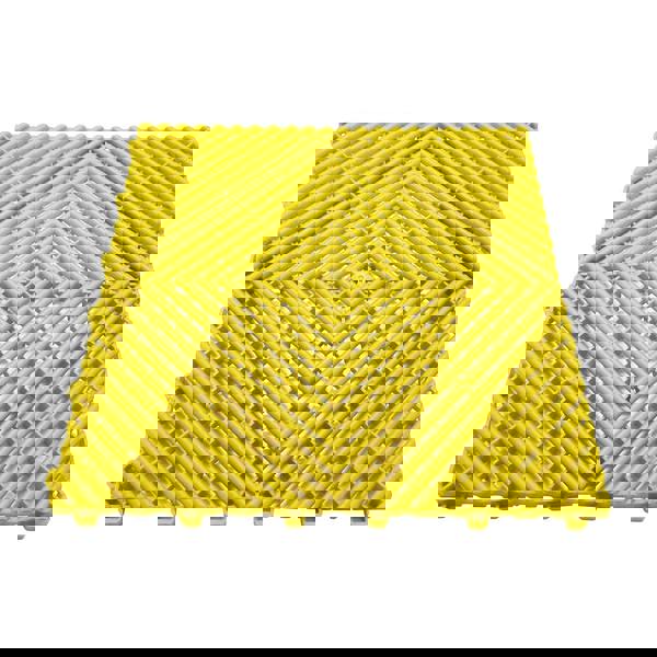 Nicoman Modular Interlocking Ribbed & Solid Garage Floor Tiles