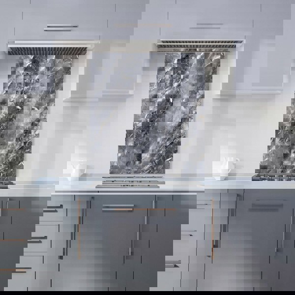 Warren Reed - Designer Deep Grey Marble Effect Kitchen Splashback