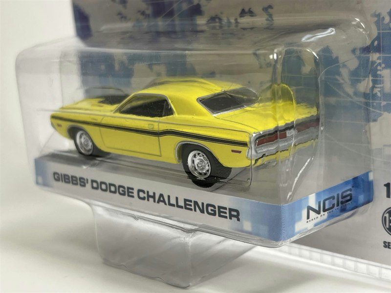 Greenlight NCIS Gibbs Dodge Challenger Yellow 1:654 Scale 44620D