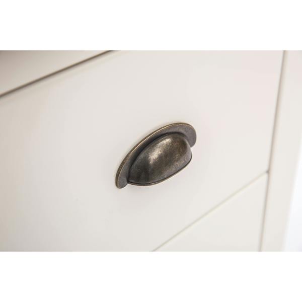 Cabinet Bits Cosenza 4 Drawer Chest of Drawers Brass Cup Handle