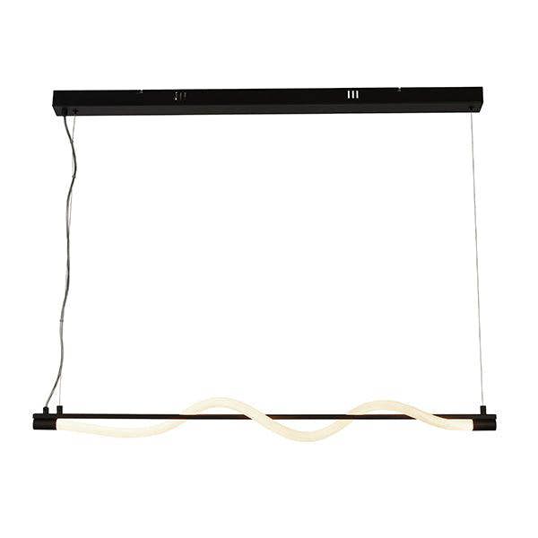 Pagazzi Lighting Diego Matte Black LED Ceiling Pendant Bar