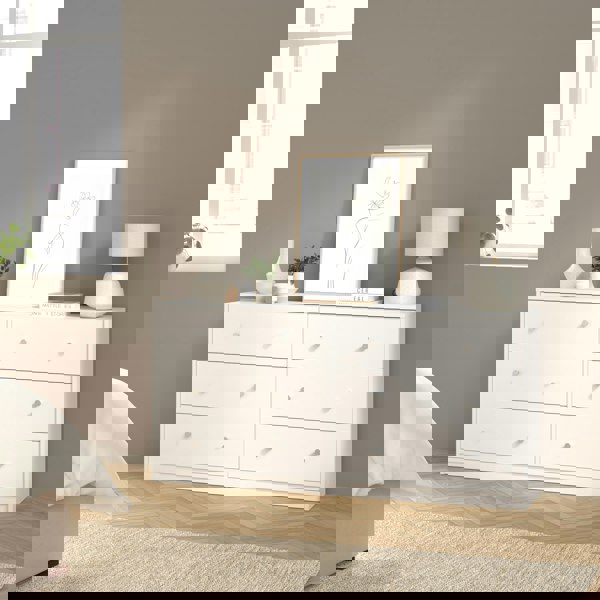 Furniture To Go May Chest of 6 Drawers (3+3) in White