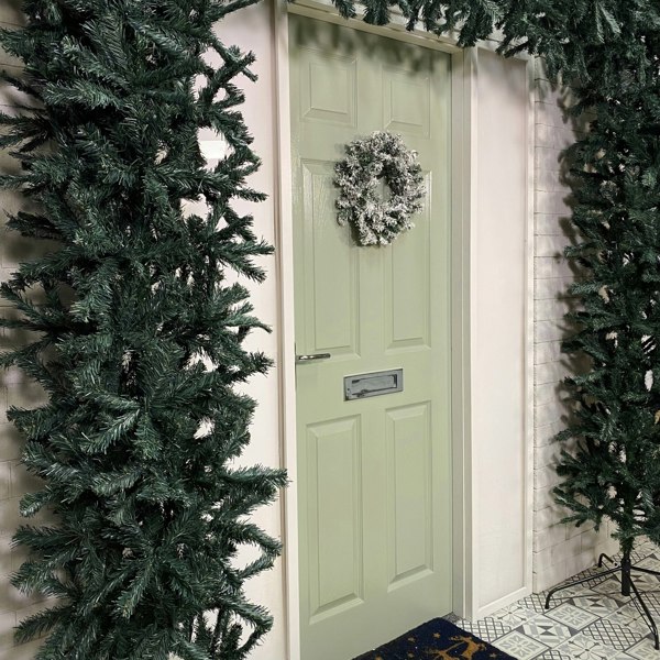 Samuel Alexander 8ft (2.4m) Indoor Outdoor Artificial Christmas Tree Arch in Green
