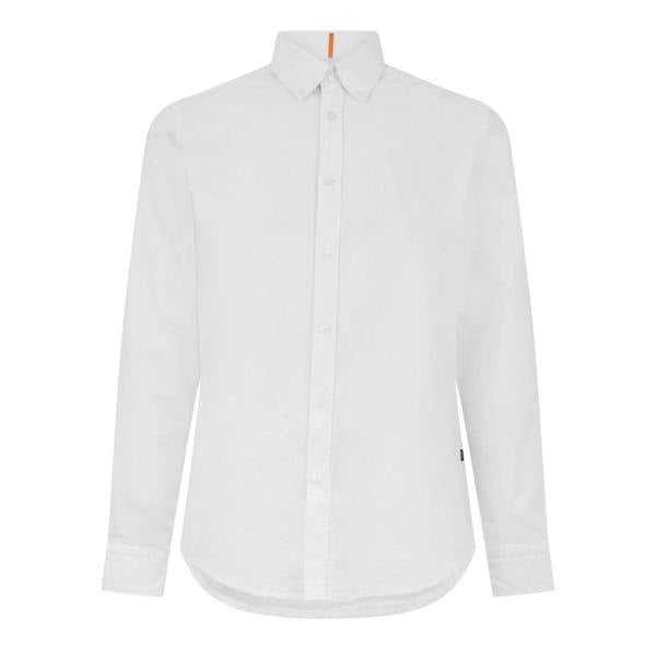 Boss Mens Rickert Oxford Shirt - White - 