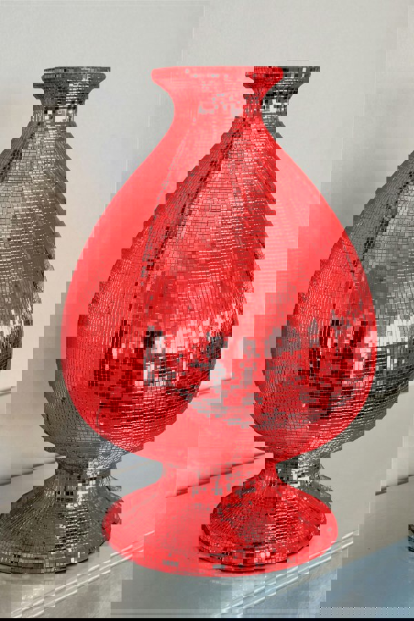 FX Lab MIRROR MAT 30X30CM RED 10mm Facets