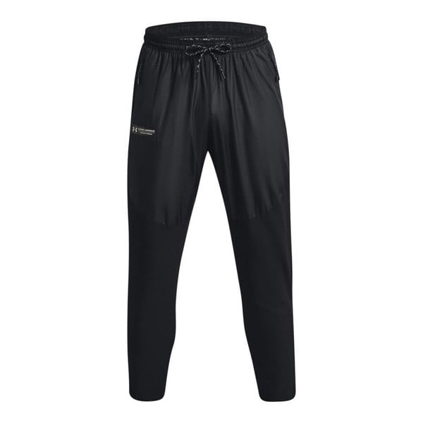 Under Armour Mens Rush Woven Jogging Bottoms - Black