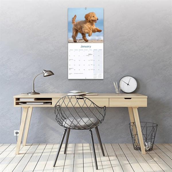Poodle Calendar 2027, Wall Calendars, Month To View, Dogs, Gift